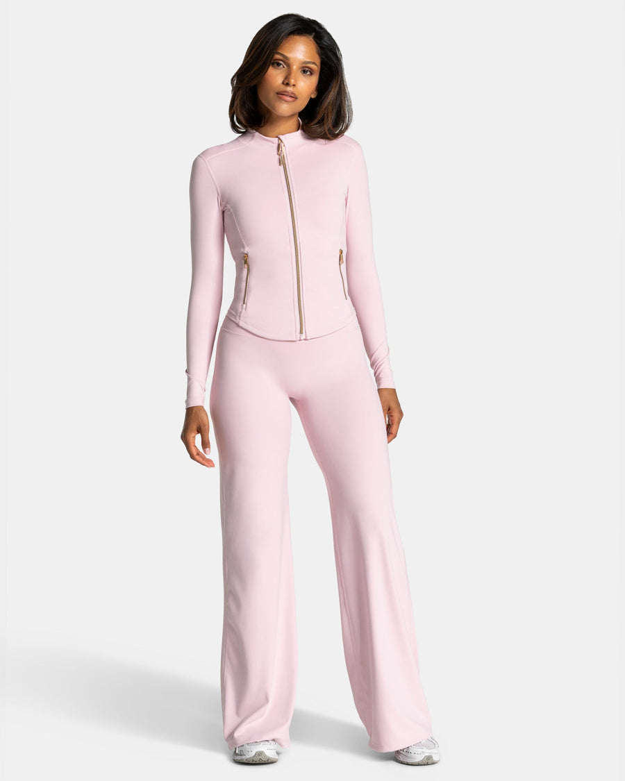 Allrounder Shaping Zip Jacke "Rosa - Gold"