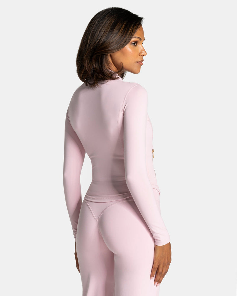 Allrounder Shaping Zip Jacke "Rosa - Gold"