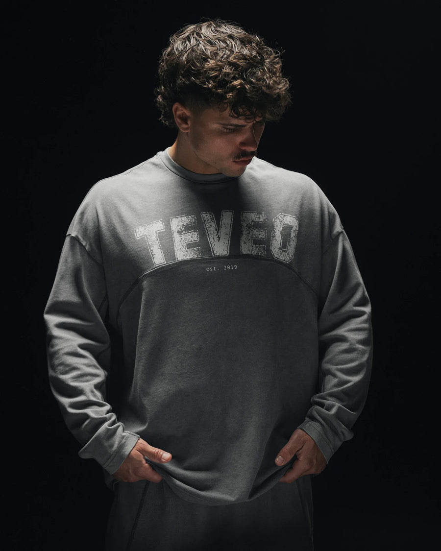 Legacy Lifting Oversized Longsleeve "Acid Grey"