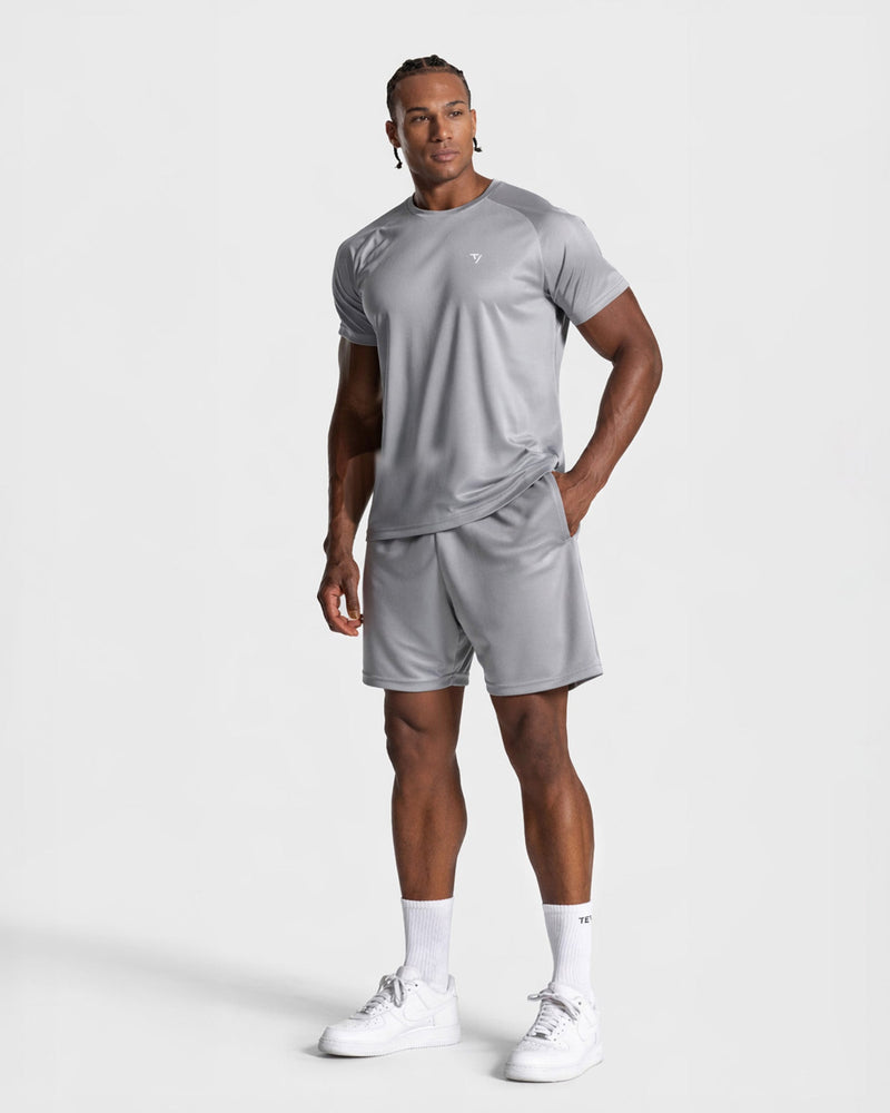 Baseline Mesh Shorts "Hellgrau"