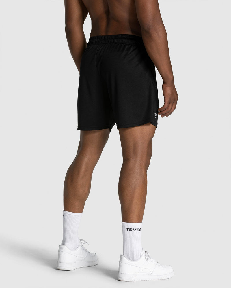 Baseline Mesh Shorts "Schwarz"
