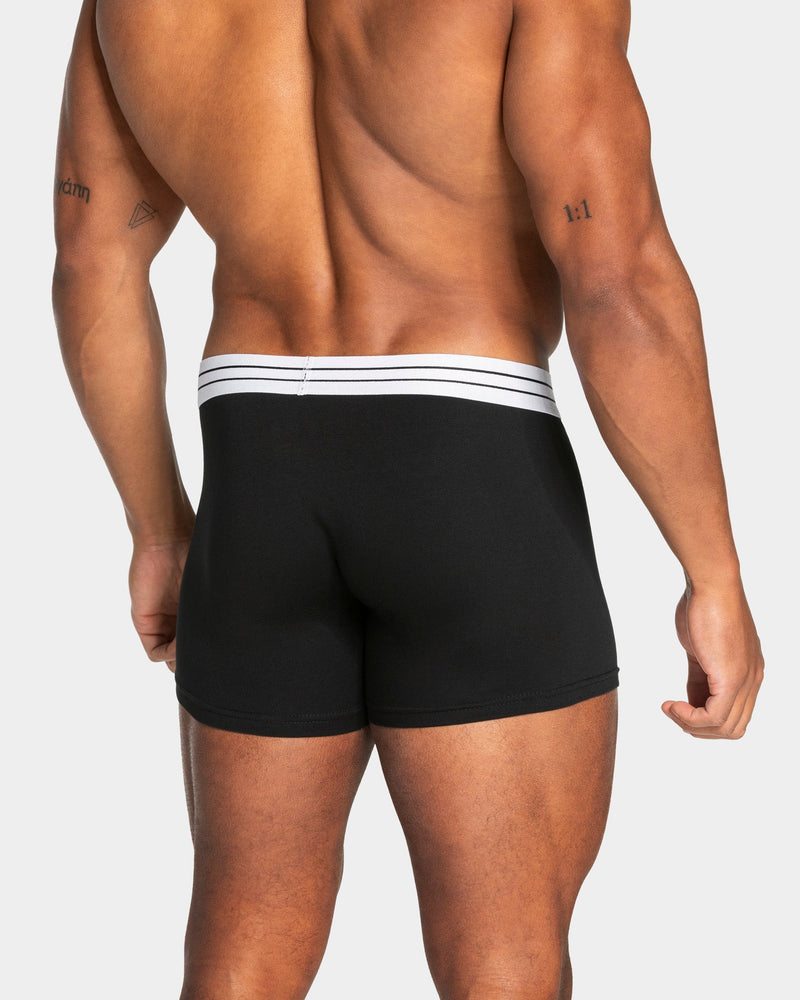Valentine Boxershorts (3er-Pack) "Chili/Grau Meliert/Schwarz"