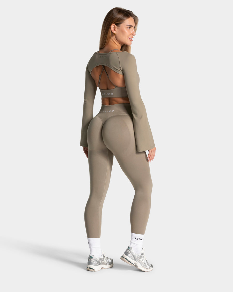 Charming Pro Lifted Scrunch Leggings "Khaki"