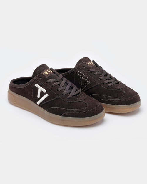 Classic Mule "Dark Chocolate - Off White"