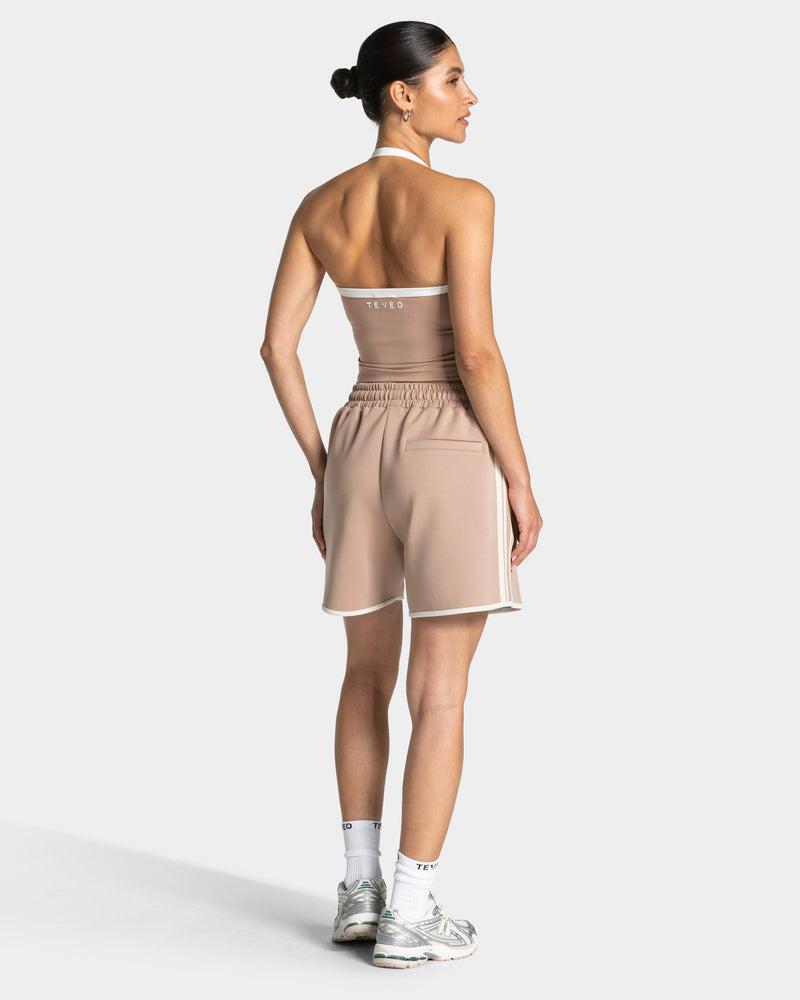 Club Neckholder Top "Beige"