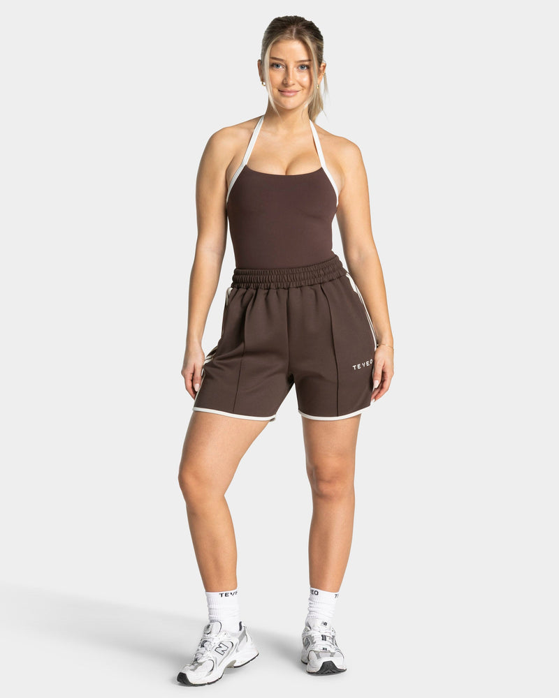Club Neckholder Top "Espresso"