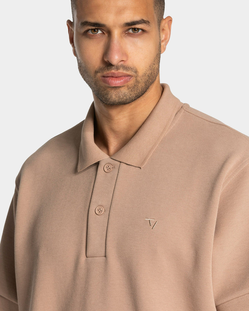 Club Oversized Polo "Beige"