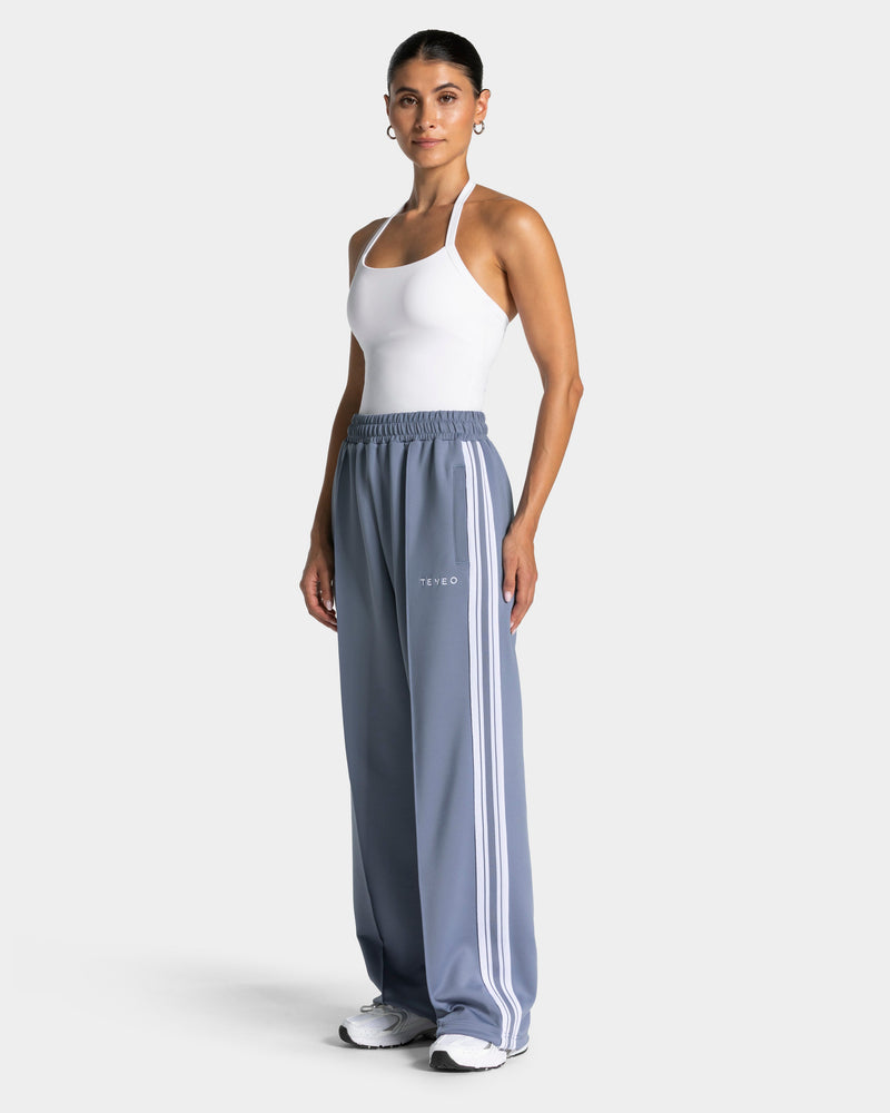 Club Straight Leg Jogger "Stahlblau"