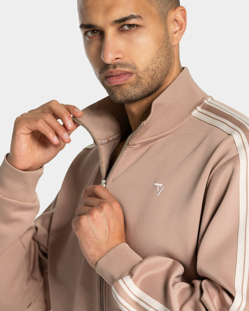Club Zip Jacke "Beige"
