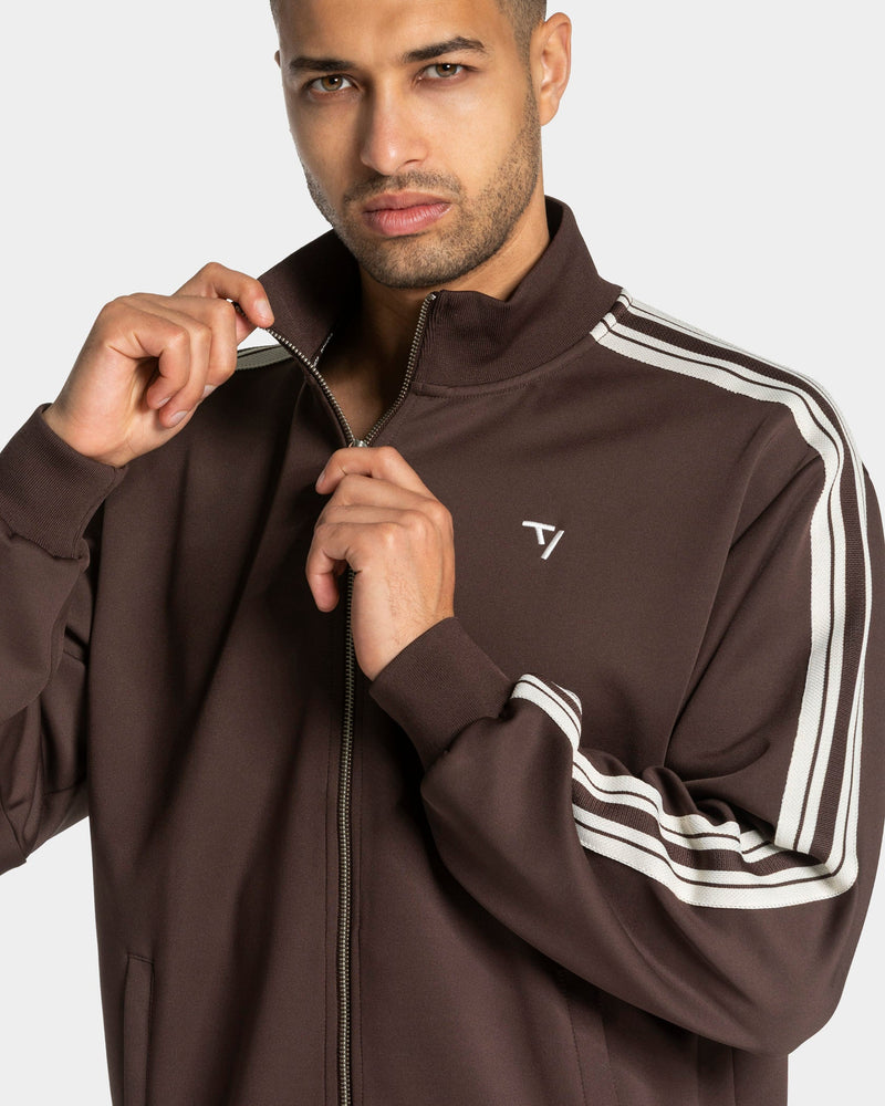 Club Zip Jacke "Espresso"
