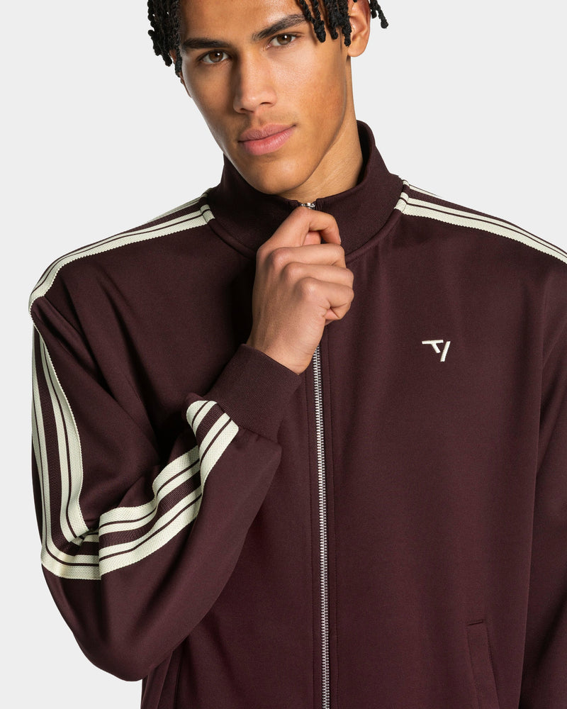 Club Zip Jacke "Merlot"