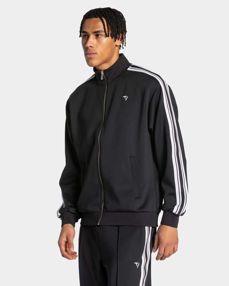 Club Zip Jacke "Schwarz"