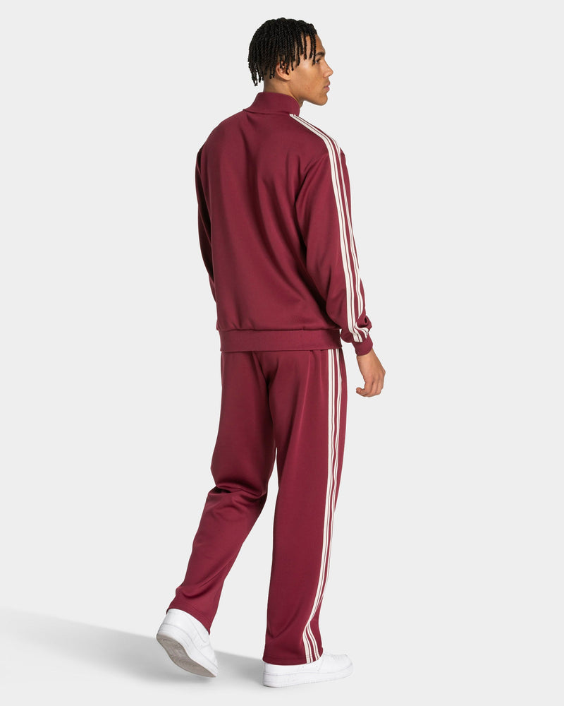 Club Zip Jacke "Weinrot"