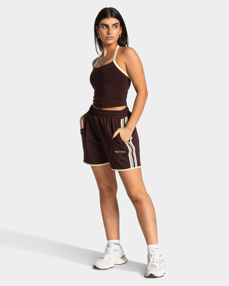 Club Neckholder Top "Merlot"