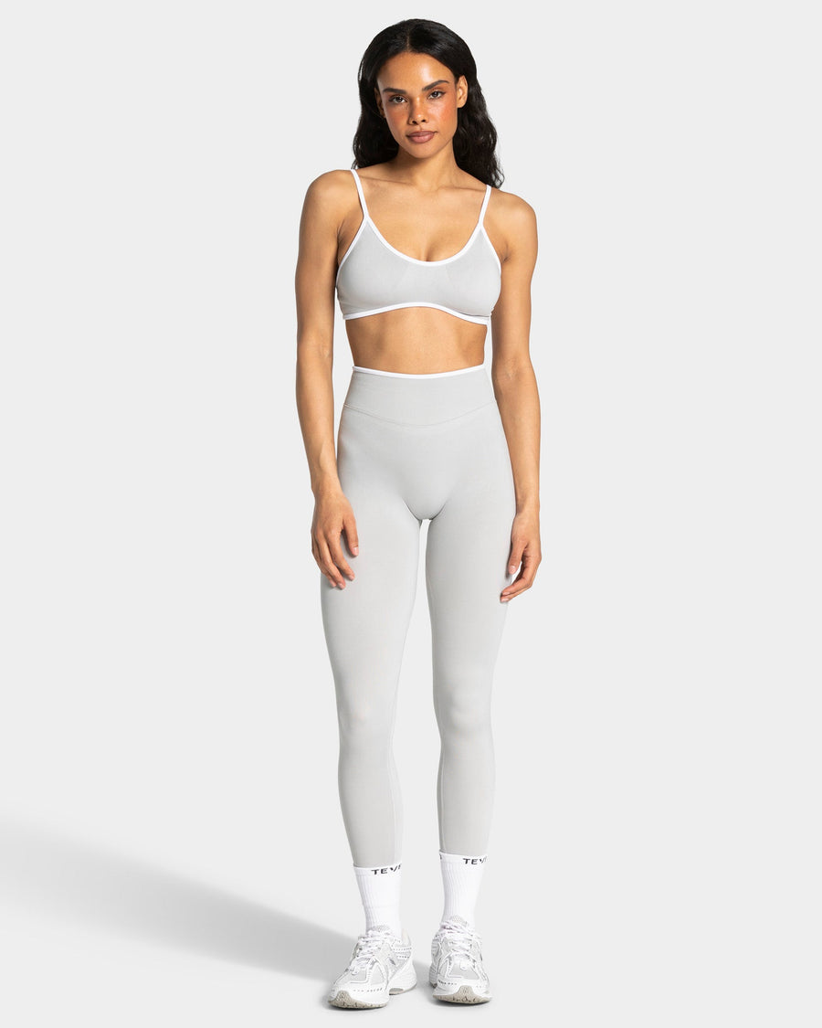 Contrastline Sculpt Scrunch Leggings "Moon"