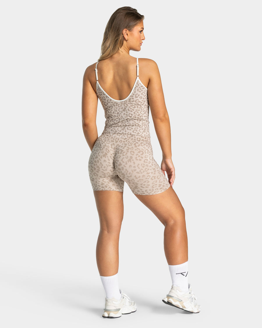 Contrastline Cami Top "Leo Cream"