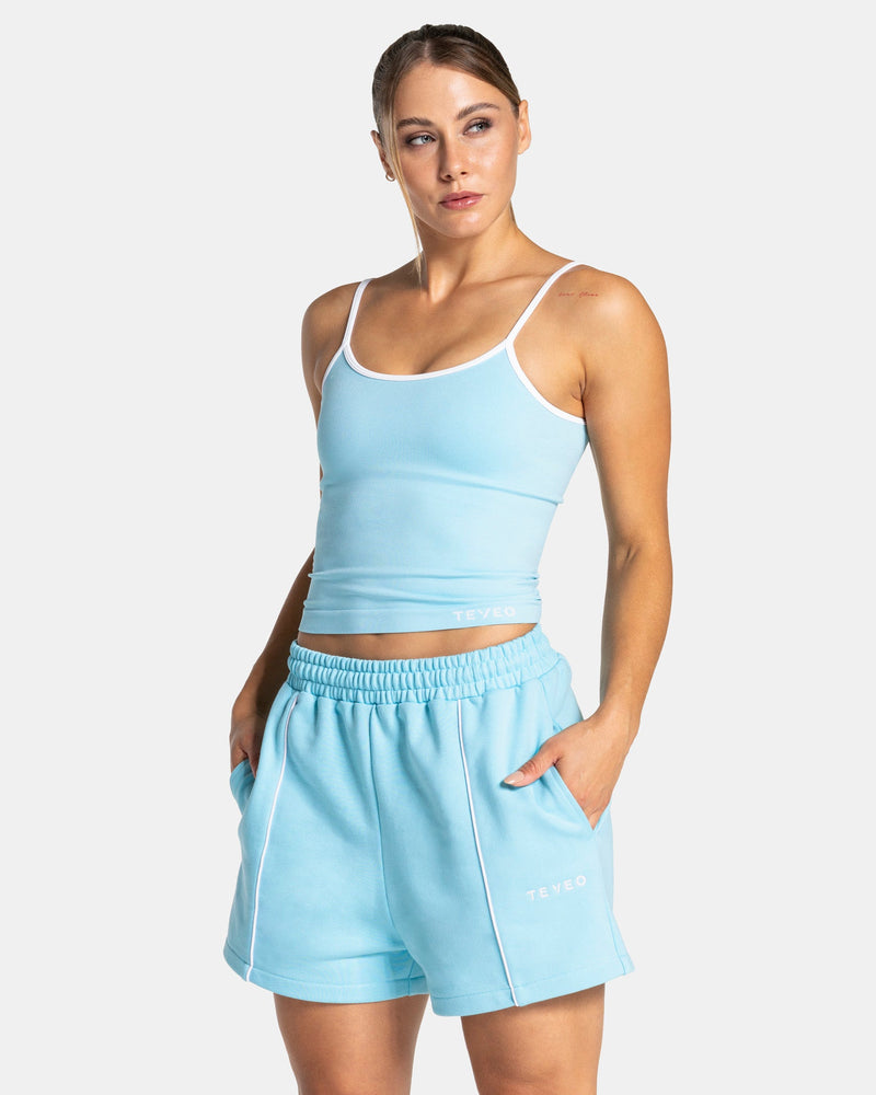 Contrastline Cami Top "Arctic Blue"