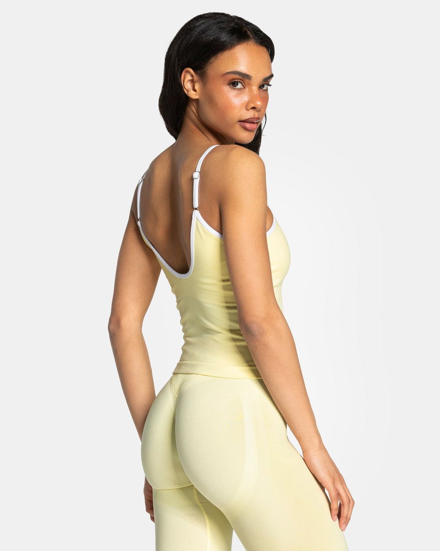 Contrastline Cami Top "Butter Yellow"