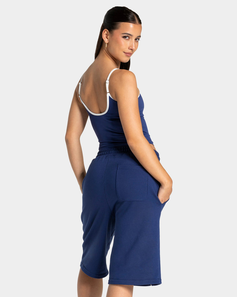 Contrastline Cami Top "Indigo"