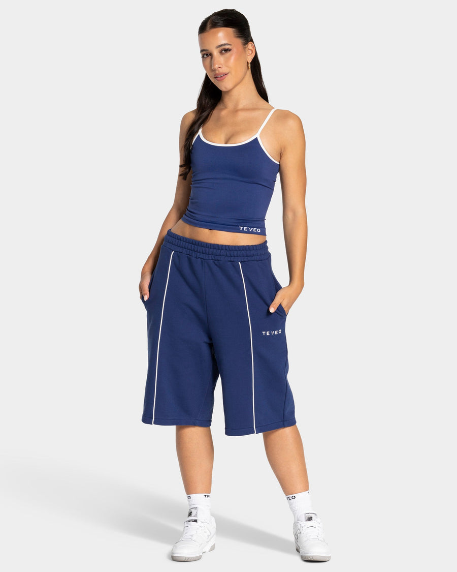 Contrastline Cami Top "Indigo"