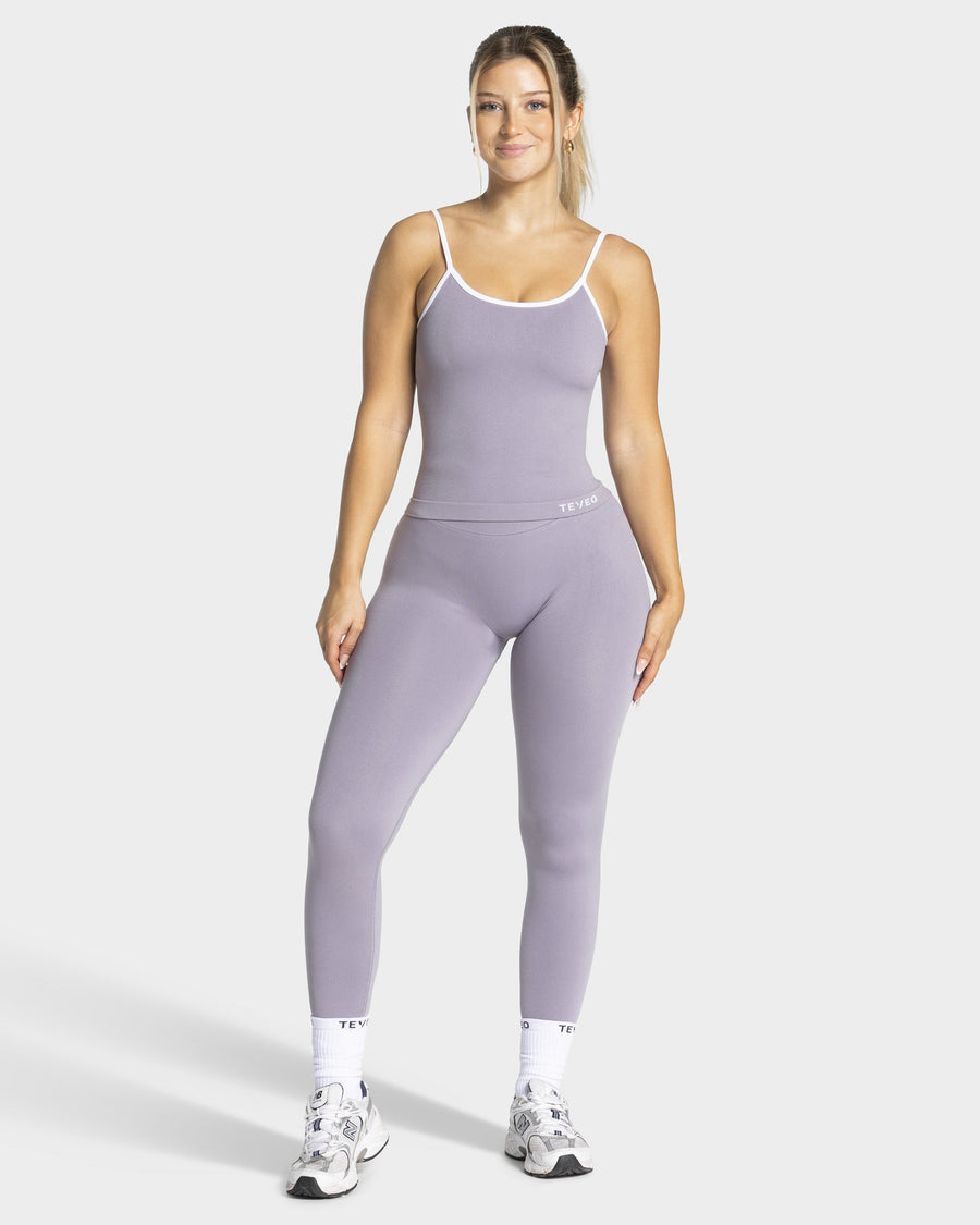 Contrastline Cami Top "Lavendel"