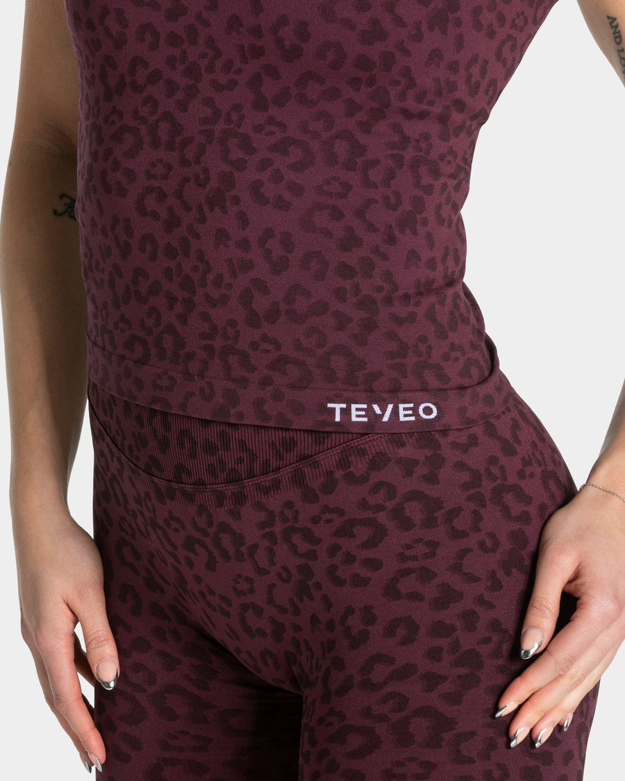 Contrastline Cami Top "Leo Merlot"