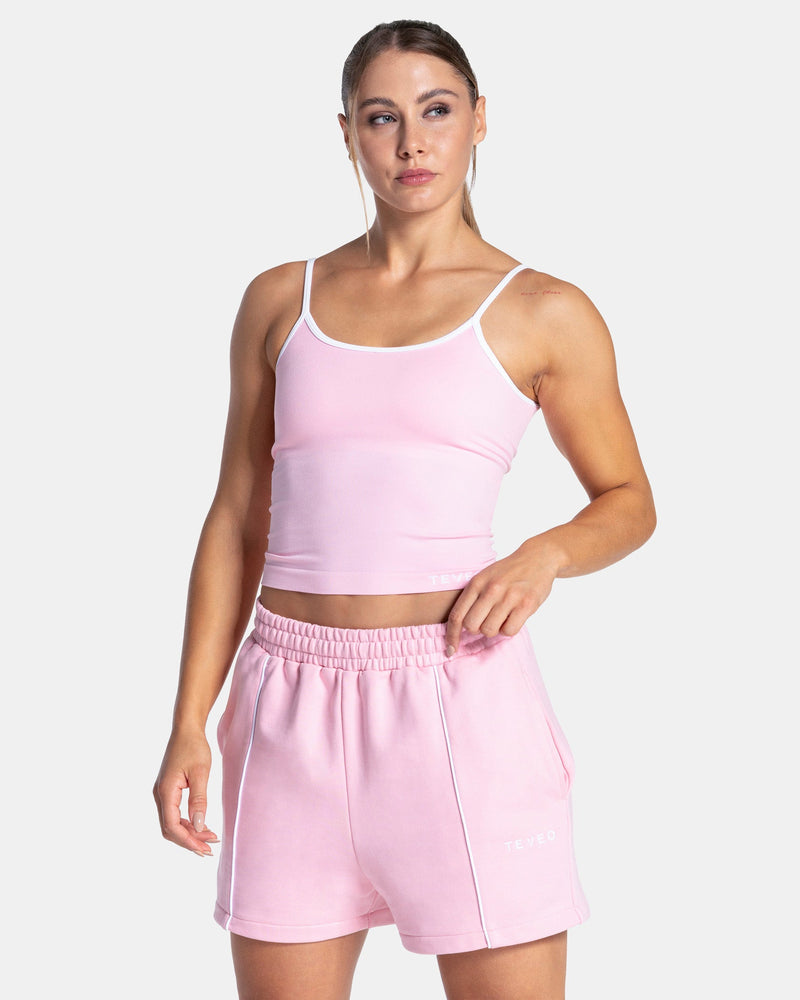 Contrastline Cami Top "True Pink"