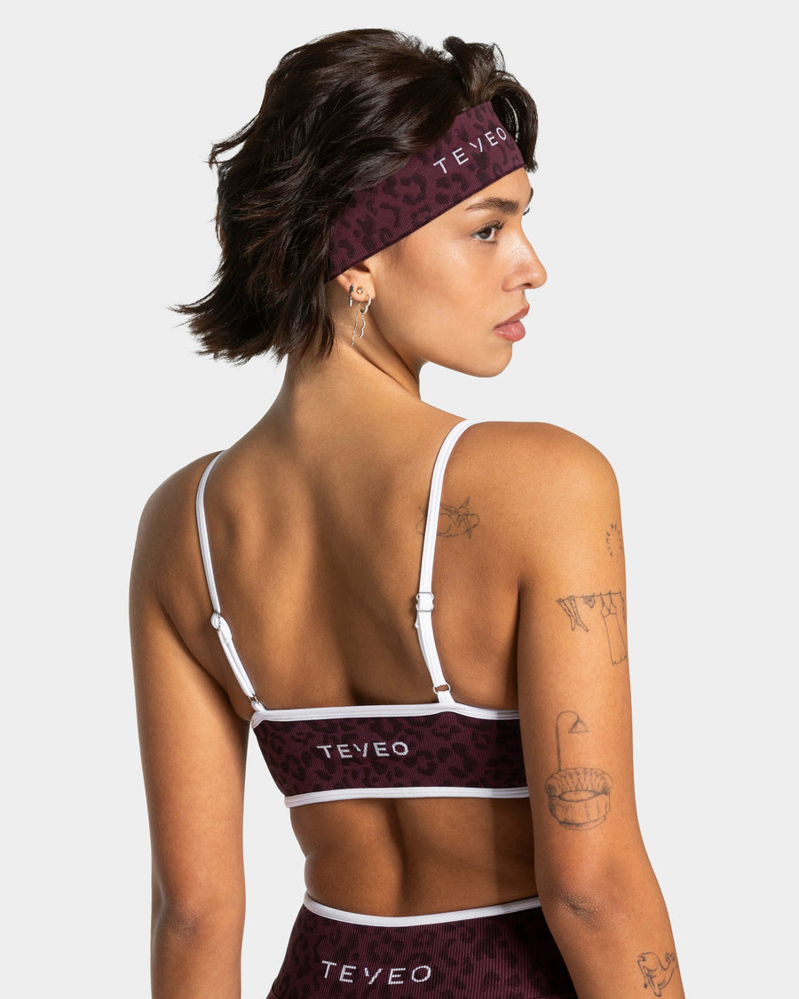 Contrastline Haarband "Leo Merlot"