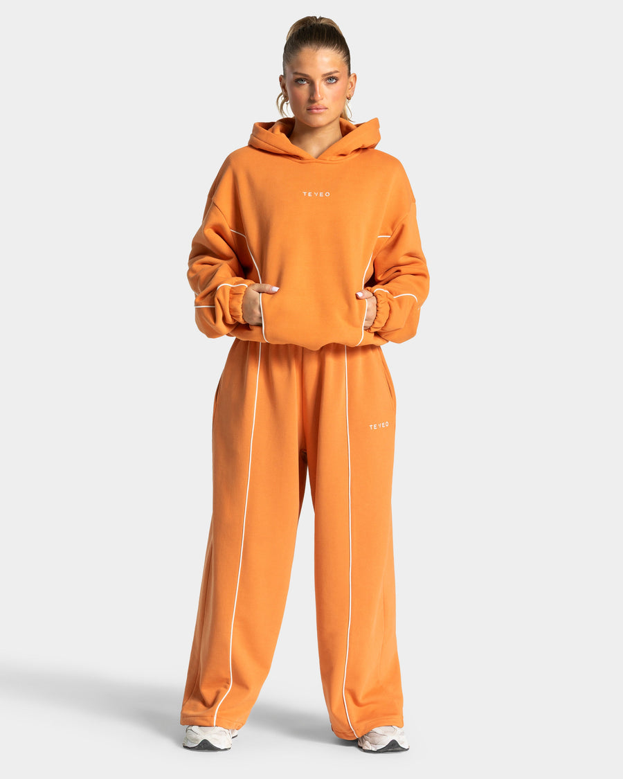 Contrastline Hooded Sweater "Pumpkin Spice"