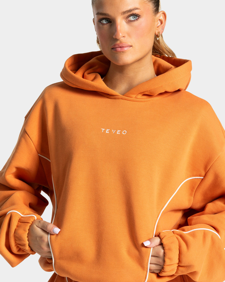 Contrastline Hooded Sweater "Pumpkin Spice"