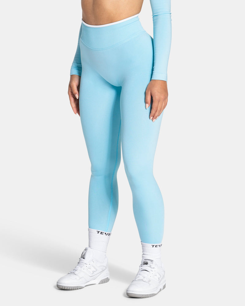 Contrastline Leggings "Arctic Blue"