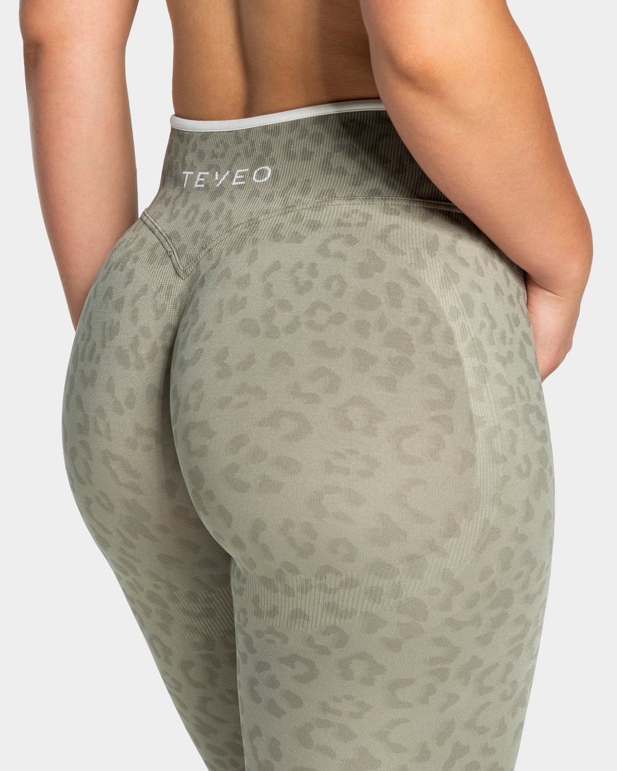 Contrastline Leggings "Leo Khaki"