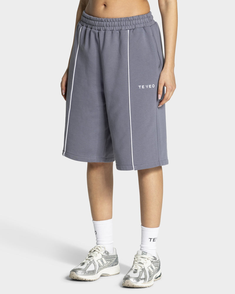 Contrastline Oversized Jorts "Eisgrau"