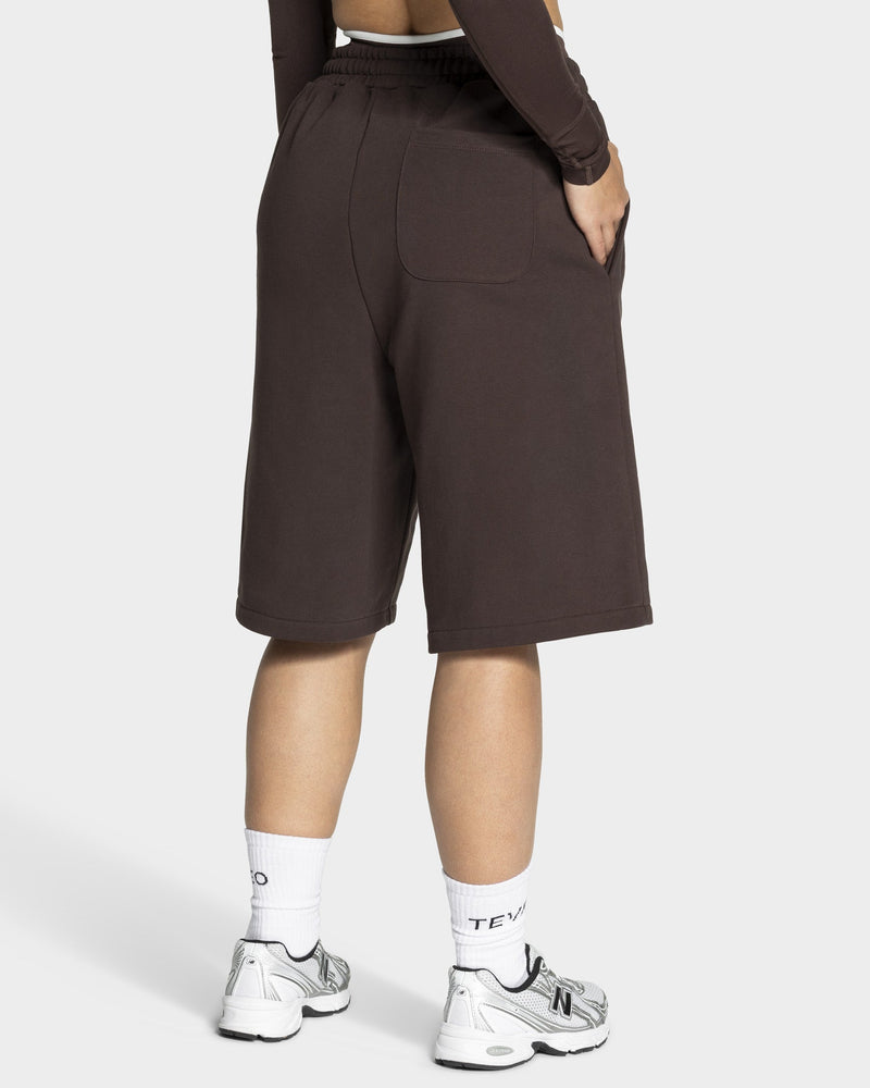 Contrastline Oversized Jorts "Espresso"