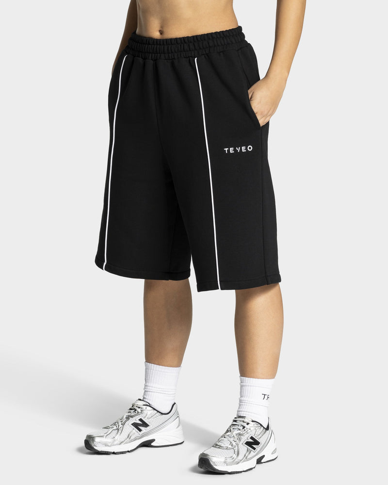 Contrastline Oversized Jorts "Schwarz"