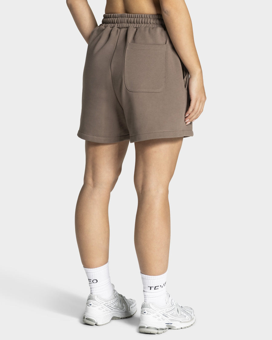 Contrastline Oversized Shorts "Mokka"