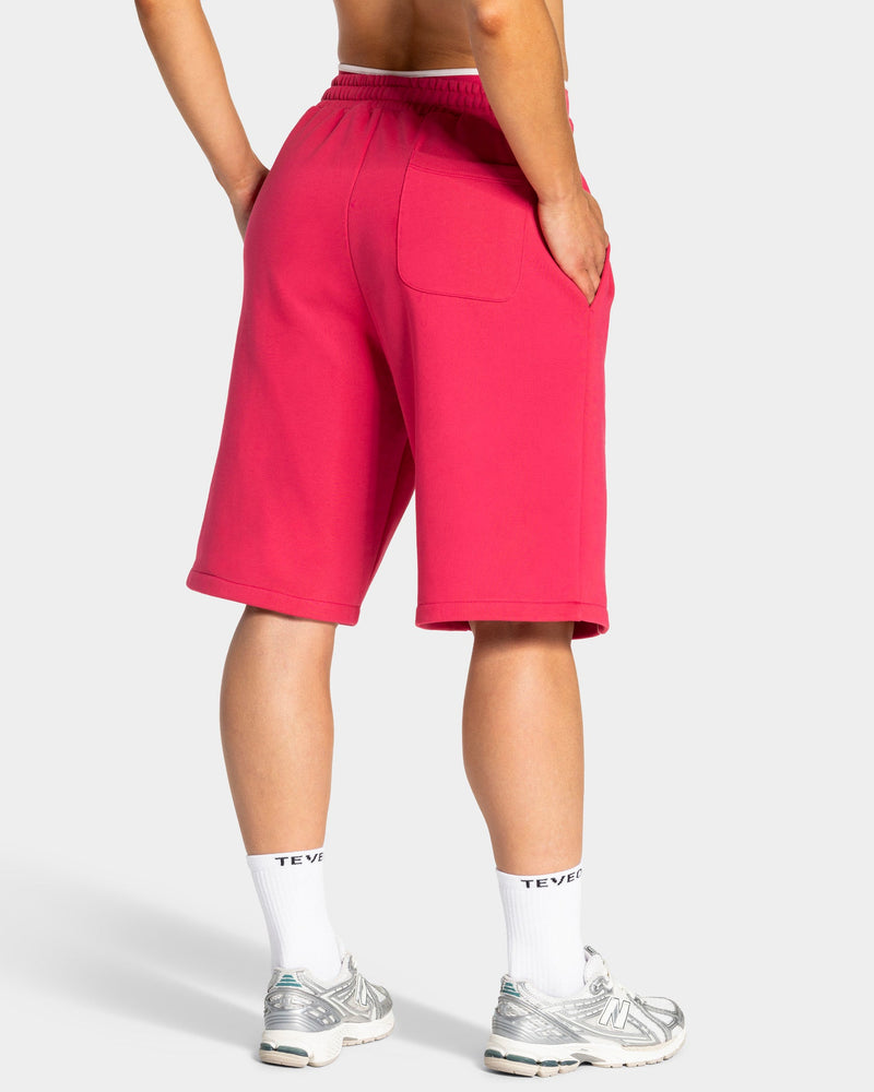 Contrastline Oversized Jorts "Berry"