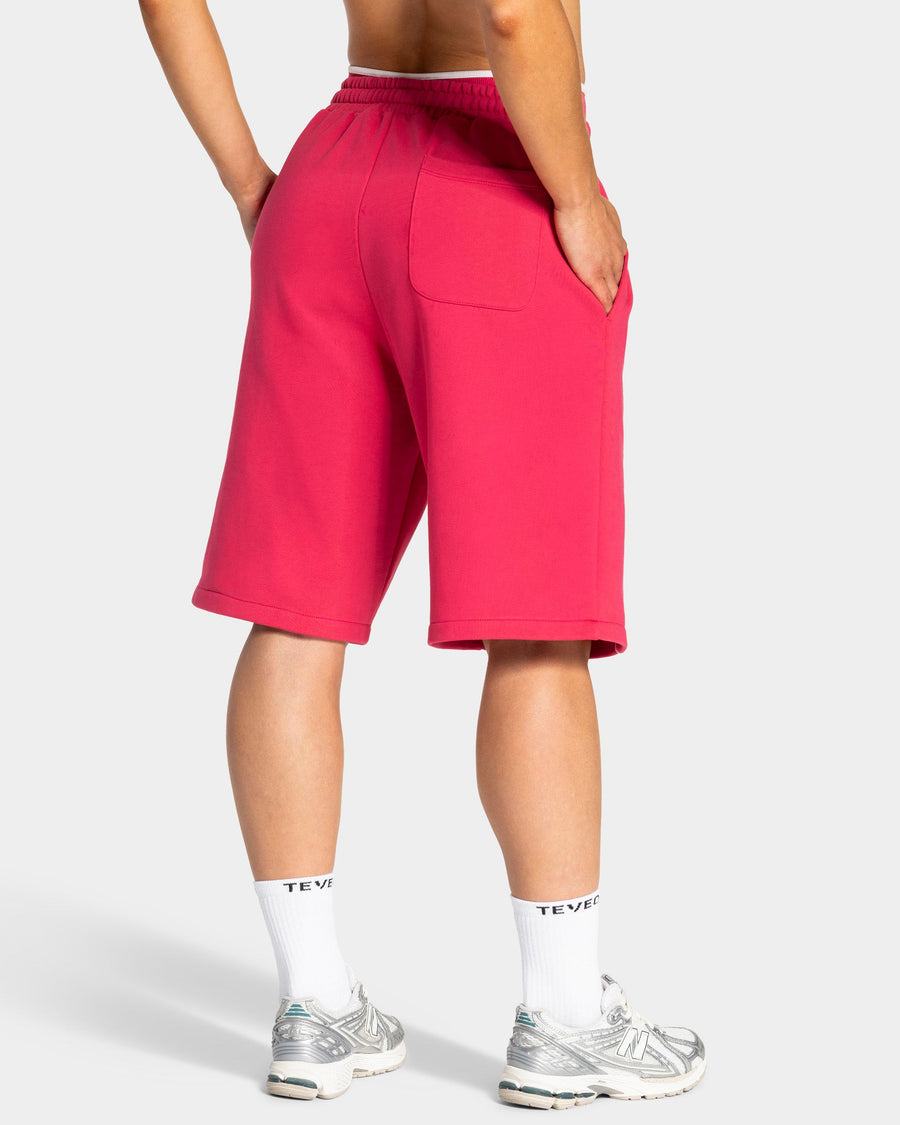 Contrastline Oversized Jorts "Berry"
