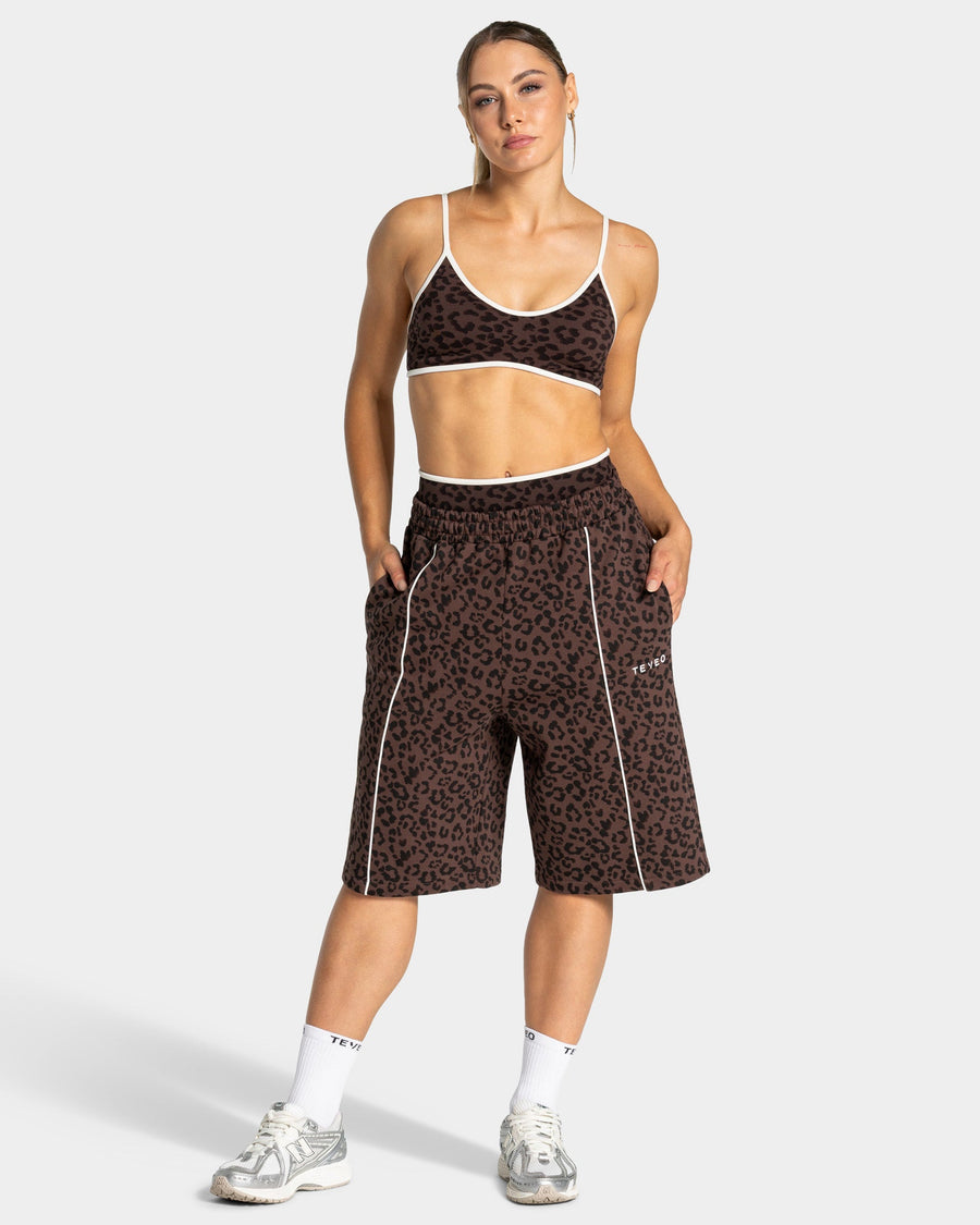 Contrastline Oversized Jorts "Leo Espresso"