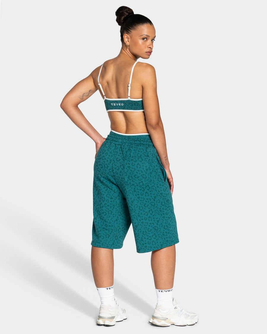 Contrastline Oversized Jorts "Leo Petrol"