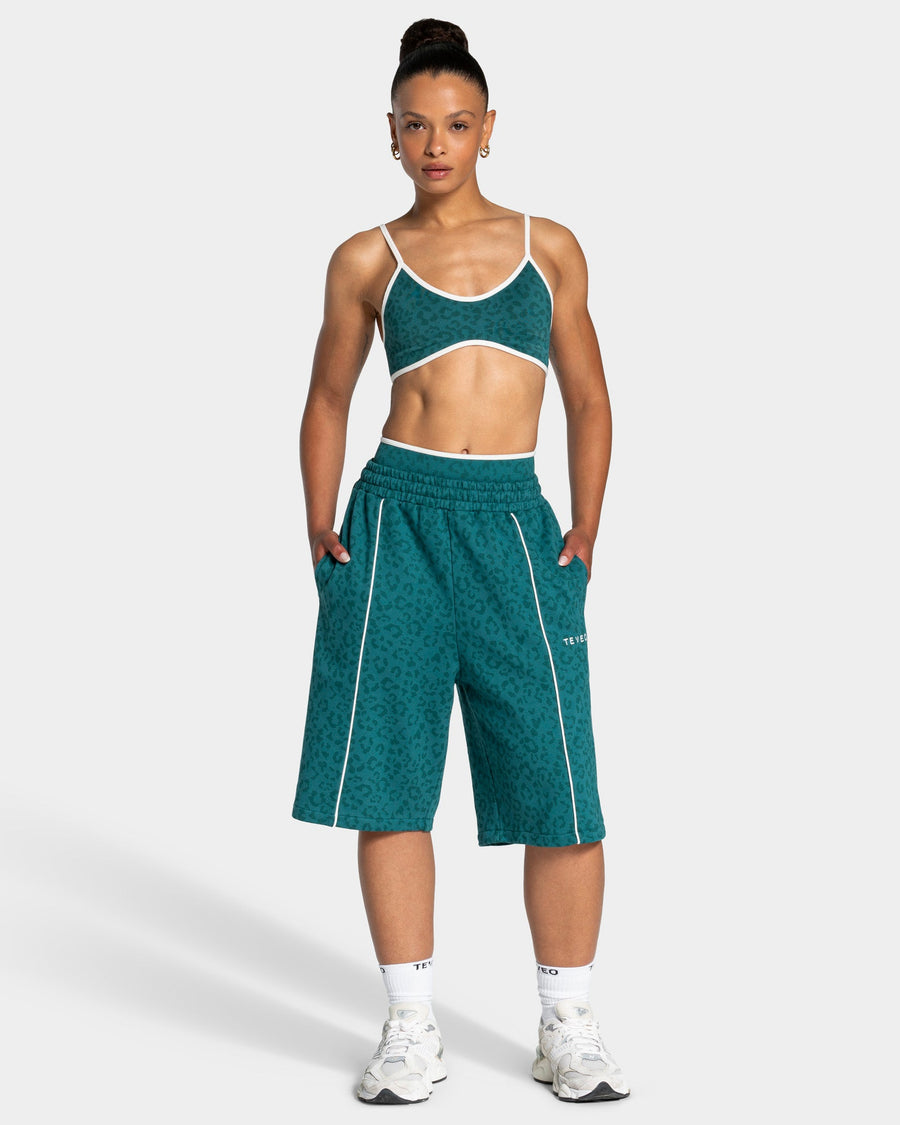 Contrastline Oversized Jorts "Leo Petrol"
