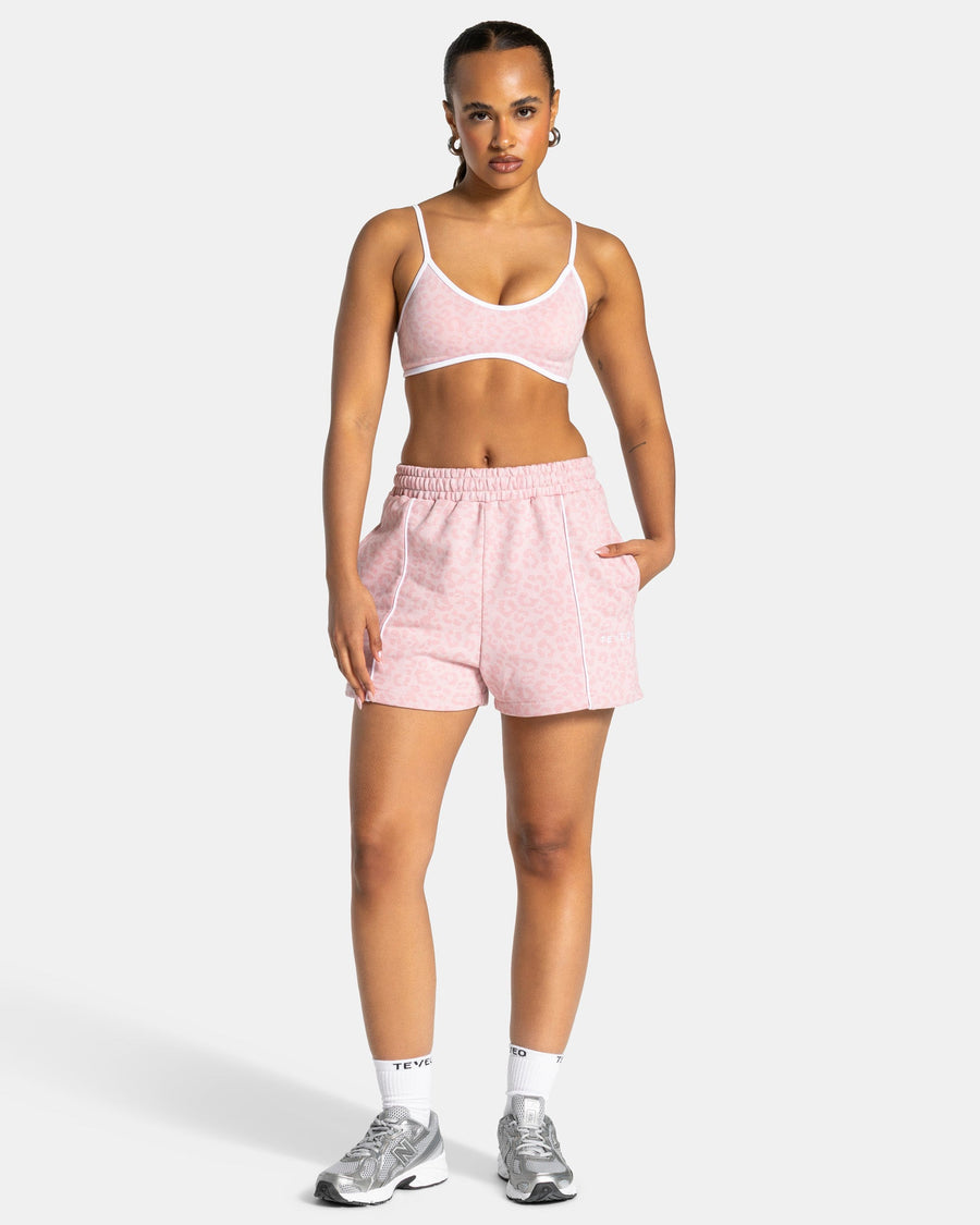 Contrastline Oversized Shorts "Leo Rosa"