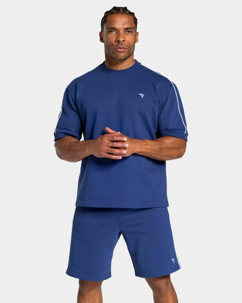 Contrastline Oversized T-Shirt "Indigo"