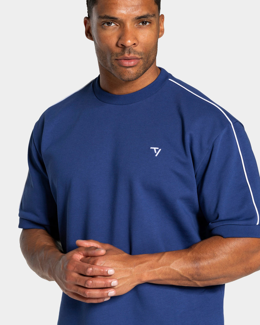 Contrastline Oversized T-Shirt "Indigo"