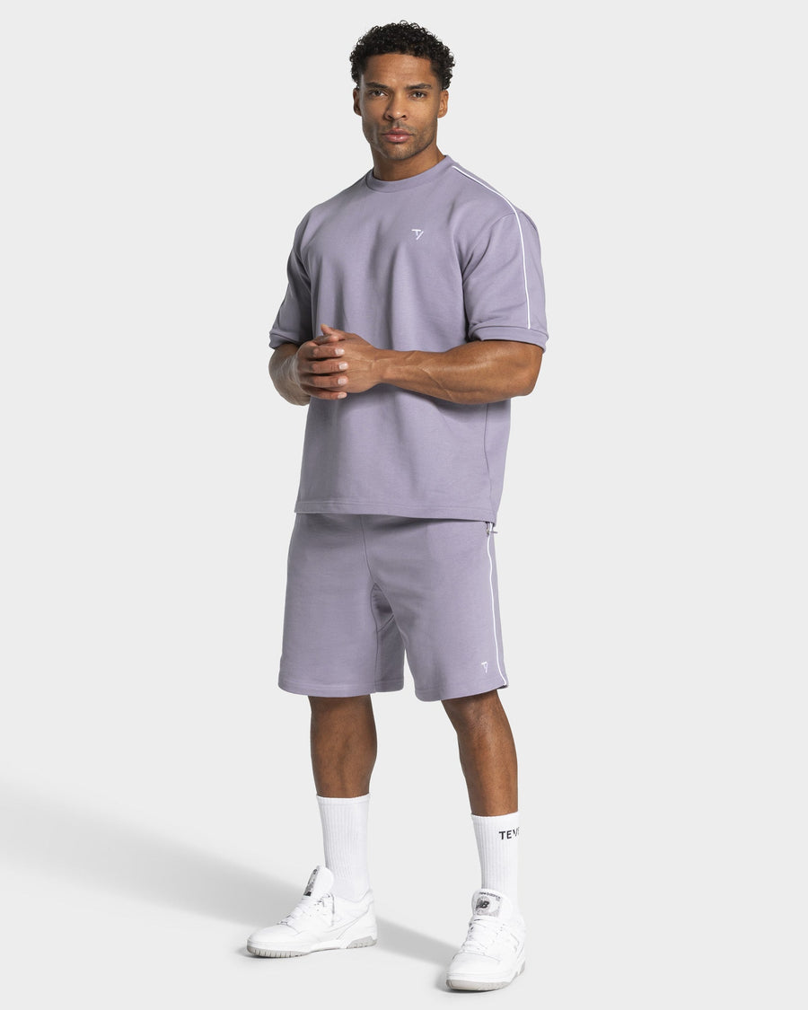 Contrastline Oversized T-Shirt "Lavendel"