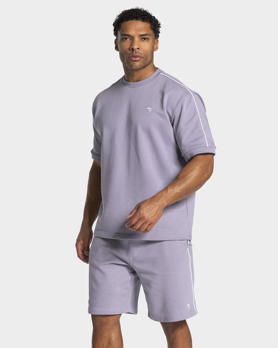 Contrastline Oversized T-Shirt "Lavendel"