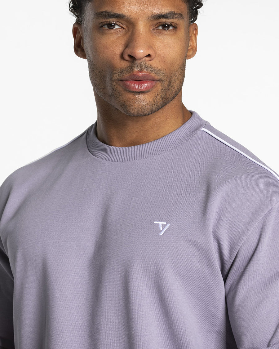 Contrastline Oversized T-Shirt "Lavendel"