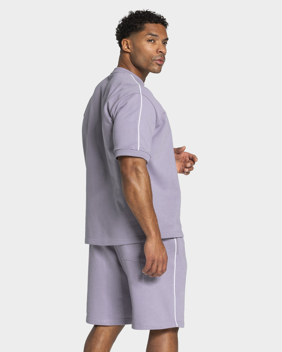 Contrastline Oversized T-Shirt "Lavendel"