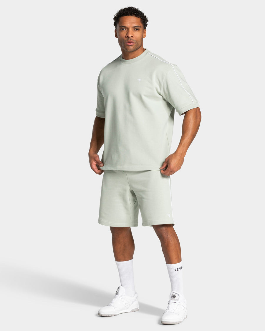 Contrastline Oversized T-Shirt "Pistachio"