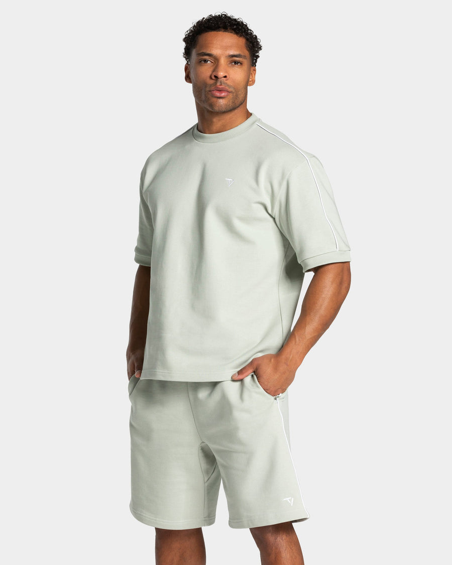 Contrastline Oversized T-Shirt "Pistachio"